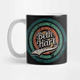 Beth Hart // Retro Circle Crack Vintage Mug